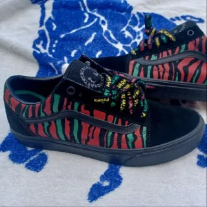 Vans x A Tribe Called Quest Old Skool Shoes US Mens Sz 9.5 RARE EXCELLENT COND.