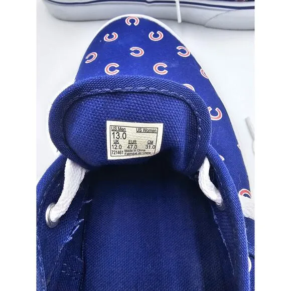 Vans x MLB Off the Wall Authentic Chicago Cubs Men's Size 13 Blue Sneakers