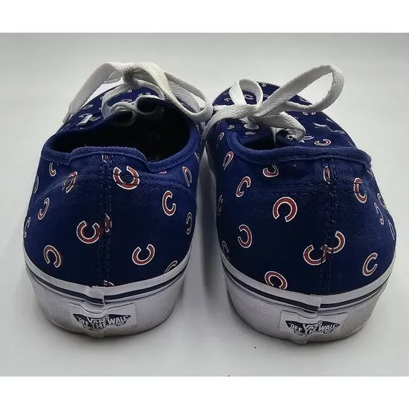 Vans x MLB Off the Wall Authentic Chicago Cubs Men's Size 13 Blue Sneakers