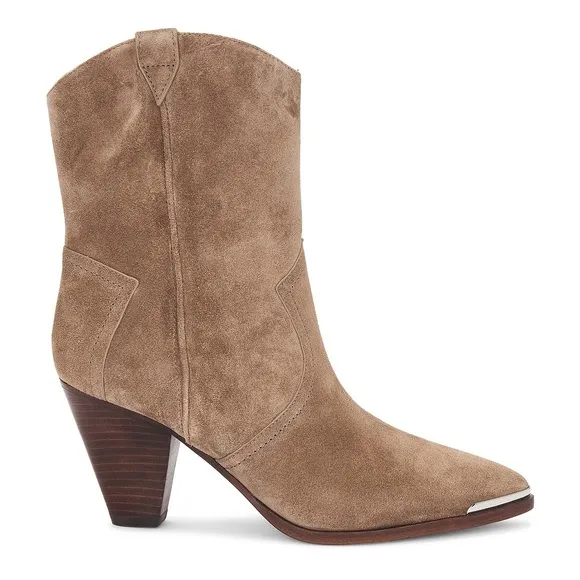 Veronica beard Cody Suede Western Bootie size 6.5 women
