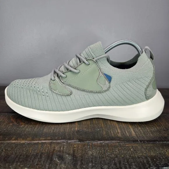 Vessi Everyday Move Mens Size 8 Lace Up Waterproof Shoes Sneakers Algae Green