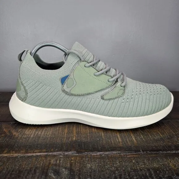 Vessi Everyday Move Mens Size 8 Lace Up Waterproof Shoes Sneakers Algae Green
