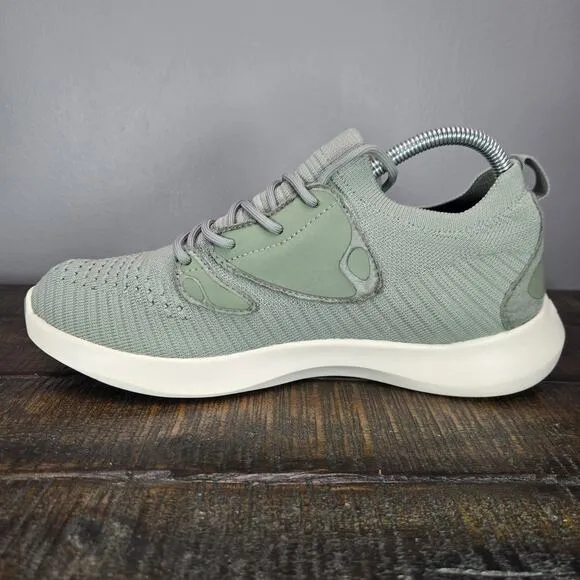Vessi Everyday Move Mens Size 8 Lace Up Waterproof Shoes Sneakers Algae Green