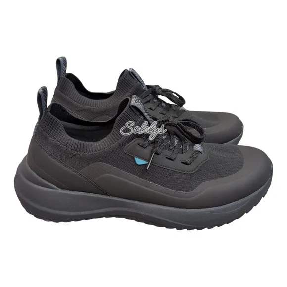Vessi Stormburst Low Top Original Black Waterproof Lightweight Sneaker Mens 14