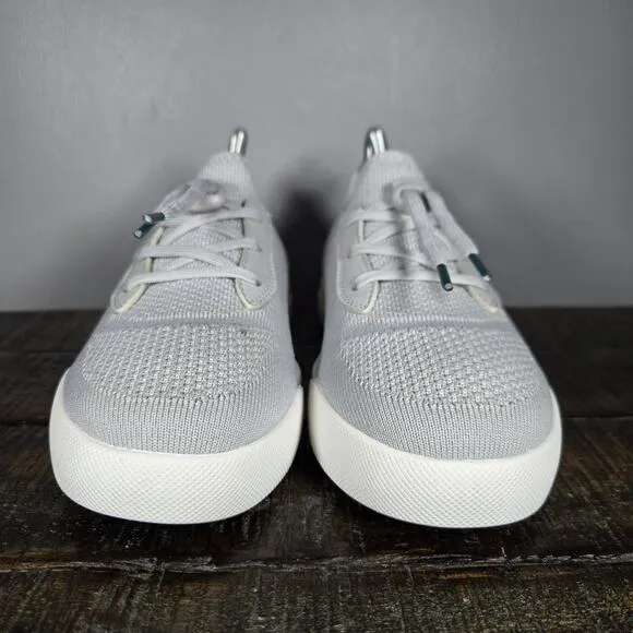 Vessi Weekend Sneaker Kids Size J4 Waterproof Shoes Sneakers Grey White
