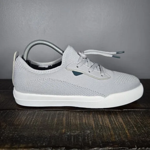 Vessi Weekend Sneaker Kids Size J4 Waterproof Shoes Sneakers Grey White