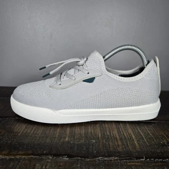 Vessi Weekend Sneaker Kids Size J4 Waterproof Shoes Sneakers Grey White