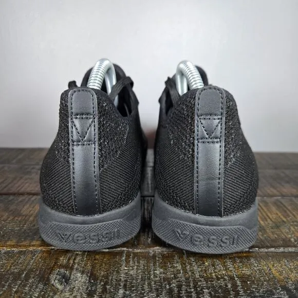 Vessi Weekend Sneaker Womens Size 9 Waterproof Shoes Sneakers Black Black