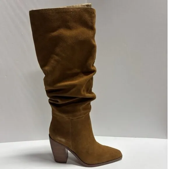Vince Camuto Women’s Aprine Brown Slouch Boot, Size 6.5 M