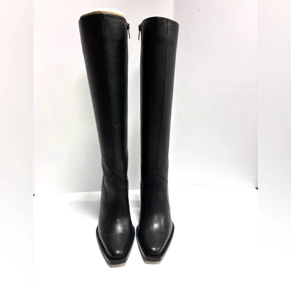 Vince Camuto Women’s Lecheya Black Knee High Boots, Size 9M, Narrow Calf