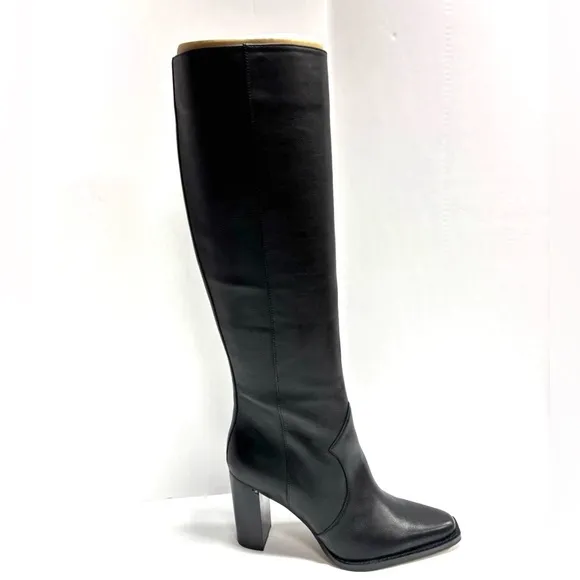 Vince Camuto Women’s Lecheya Black Knee High Boots, Size 9M, Narrow Calf