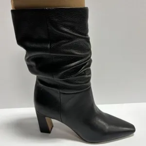 Vince Camuto Women’s Skylar Black Leather Boots, Size 9 M
