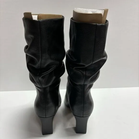 Vince Camuto Women’s Skylar Black Leather Boots, Size 9 M