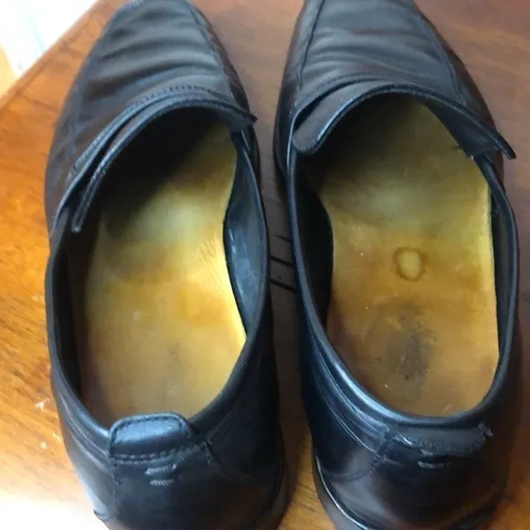 Vintage Cole Haan Black Leather Loafers Casual Dress Shoes