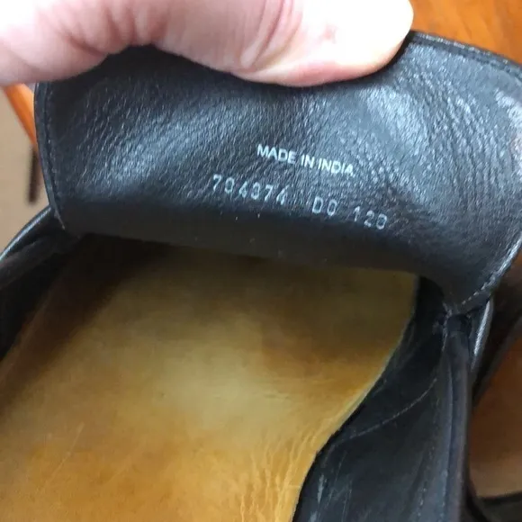 Vintage Cole Haan Black Leather Loafers Casual Dress Shoes