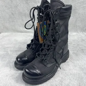 Vintage Corcoran Jump Boots Tactical Women Size 5 M 10&quot; Black
