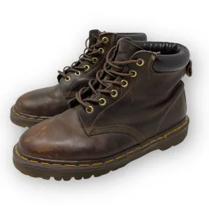 Vintage Dr. Doc Martens England 939 Brown Leather Ben Crazy Horse Men Boots US 8