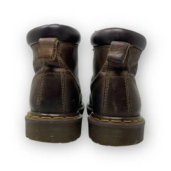 Vintage Dr. Doc Martens England 939 Brown Leather Ben Crazy Horse Men Boots US 8