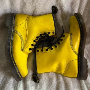 Vintage Dr. Martens 1460 boots yellow