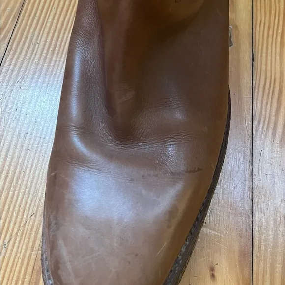 Vintage Gucci Men’s Brown Leather Crepe Sole Boots