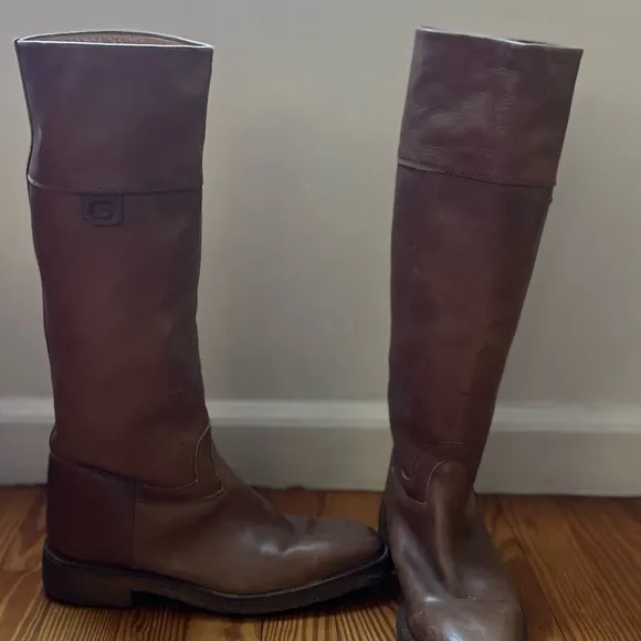 Vintage Gucci Men’s Brown Leather Crepe Sole Boots