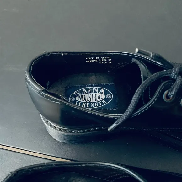 Vintage leather NANA industrial strength boots