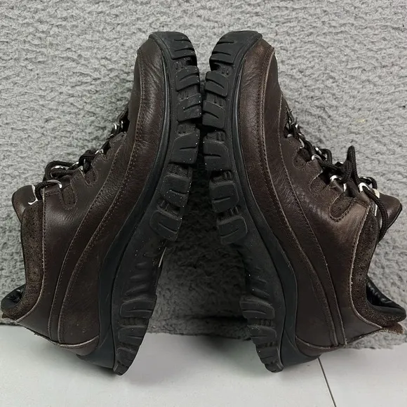 Vintage Nike Air ACG Leather Low Top Brown Leather Hiking Shoes Men's 9