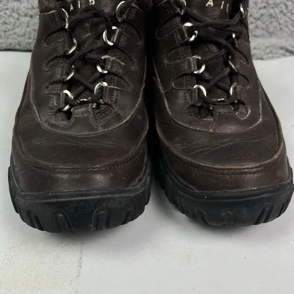 Vintage Nike Air ACG Leather Low Top Brown Leather Hiking Shoes Men's 9