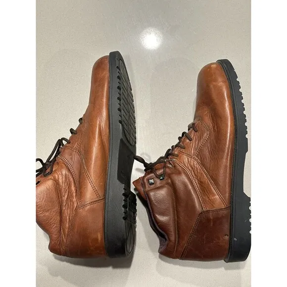 Vintage Steel toe Red Wing Brown Leather Boots Size 13D 6676