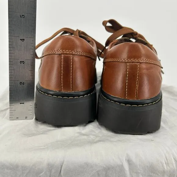 Vintage y2k Women's Brown Skechers Jammer Oxford Chunky Platform Shoes Sz 9