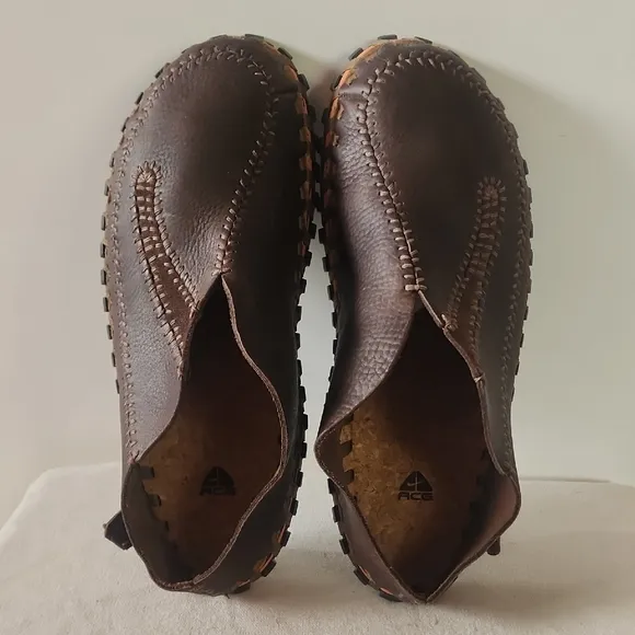 Vintage,07 Nike Considered ACG Slip-on Mule Brown Leather Men's Shoes 316445-231