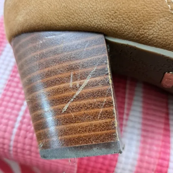 Vionic Boots Women Brown Leather Size 9
