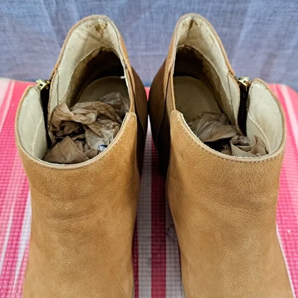Vionic Boots Women Brown Leather Size 9