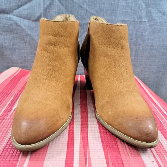Vionic Boots Women Brown Leather Size 9