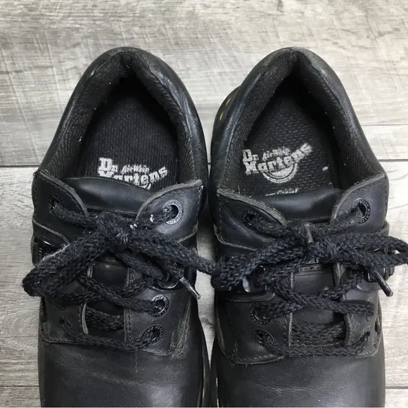 Vtg Dr. Doc Martens 0071 Gaucho England Leather Womens Steel Toe Shoes UK 5 US 7