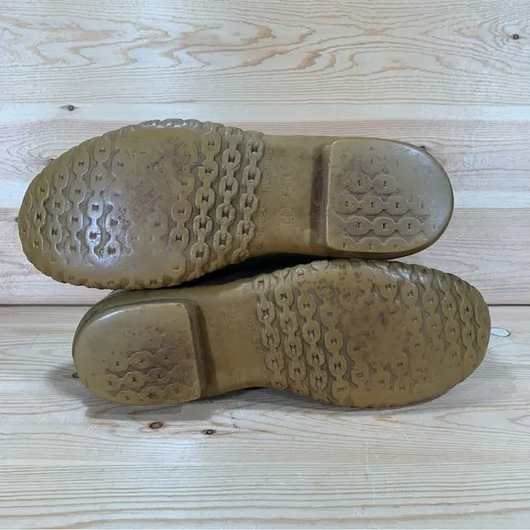 VTG LL Bean 8” Unlined Maine Hunting Shoe Duck Boots Men’s 10 Tan Brown