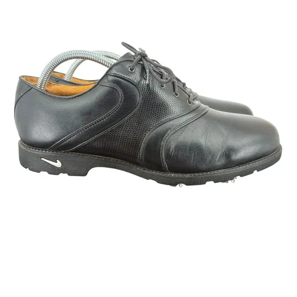 VTG Nike Air Comfort Mens 9.5 WIDE Waverly Last Leather Oxford Golf Shoes READ