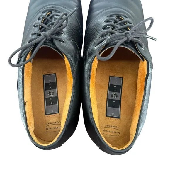 VTG Nike Air Comfort Mens 9.5 WIDE Waverly Last Leather Oxford Golf Shoes READ