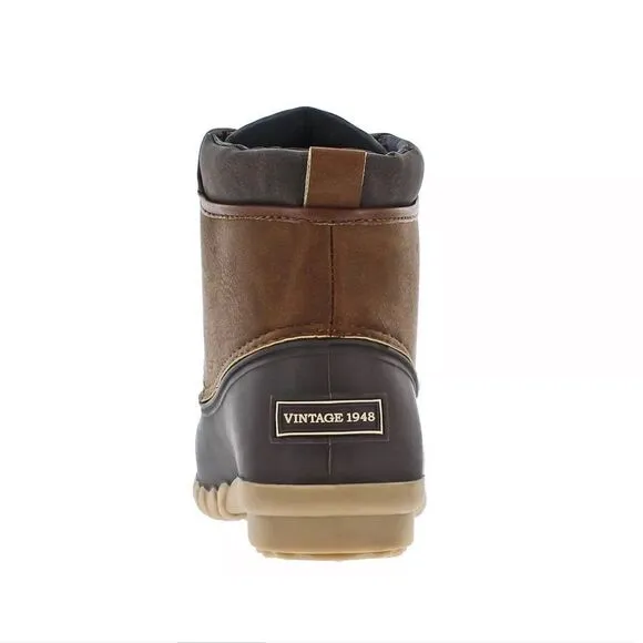 Weatherproof Men’s Aidan Duck Boots in Tan Size 12 New in Box