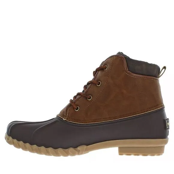 Weatherproof Men’s Aidan Duck Boots in Tan Size 12 New in Box