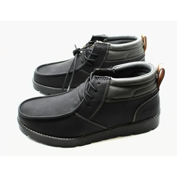 Weatherproof Vintage Men Faux-Leather Chukka Boots Classic Style Modern Size 11M