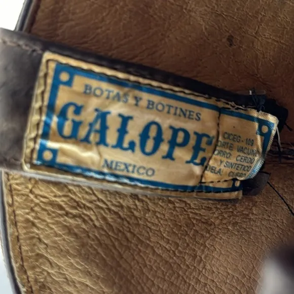 Western Boots - Galope Boots women’s size 9 made in Mexico