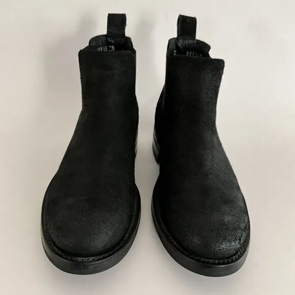 Wolverine BLVD Bootie Men 7D Black Nubuck Distressed Chelsea Boots