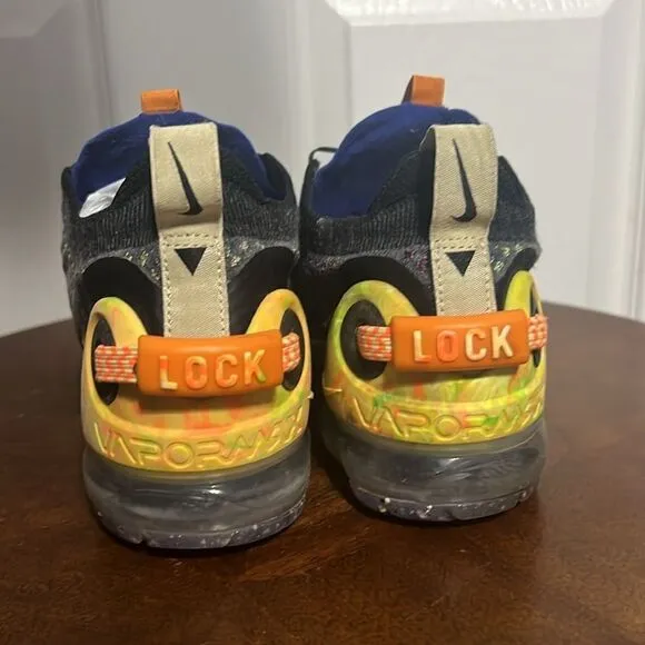🔥Women NIKE Air Vapormax 2020 FK Flyknit Sz 7 Grey Yellow CJ6741-002 - PERFECT