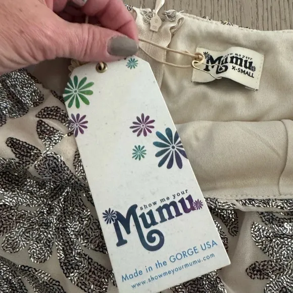 Women Show Me Your Mumu Sequin High Waist Shorts XS