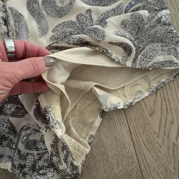 Women Show Me Your Mumu Sequin High Waist Shorts XS