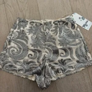 Women Show Me Your Mumu Sequin High Waist Shorts XS
