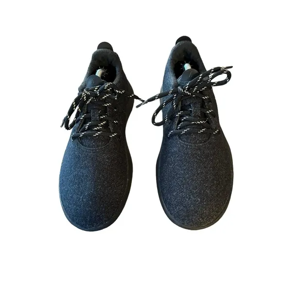 Women’s Allbirds Size 9 WRM Wool Runners Mizzles Black/White Shoes Sneakers