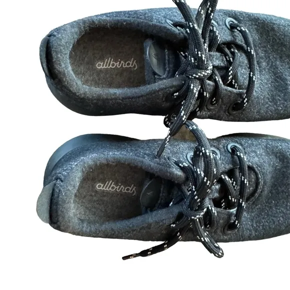 Women’s Allbirds Size 9 WRM Wool Runners Mizzles Black/White Shoes Sneakers