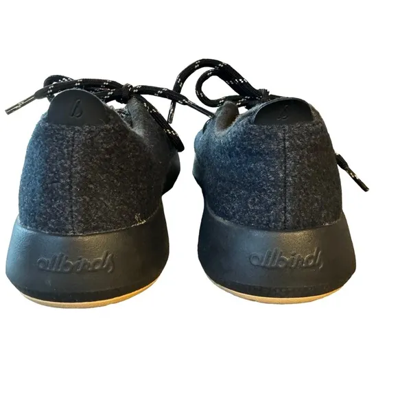 Women’s Allbirds Size 9 WRM Wool Runners Mizzles Black/White Shoes Sneakers